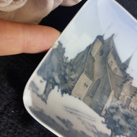 Thumbnail for 2×Royal Copenhagen Ashtray Dish Domkirken Hald Slelv Danish Landmark Porcelain8