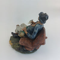 Thumbnail for Capodimonte Figurine Old Man on Bench –6.7