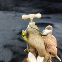 Thumbnail for Border Arts Fine Wren On Garden Tap Hand Painted Bird Figurine see the pics.9