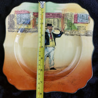 Thumbnail for Royal C.Dickens Doulton Dickensware Cap'n Cuttle Hand Painted England Plate4