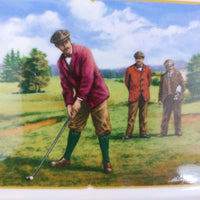 Thumbnail for Royal Worcester Golfing Golf Scene Melvyn Buckley – Collection Plate China Bone5