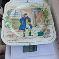 Thumbnail for Alfred Meakin Dickens Characters Plate The Blue Boar Scene –Tony Ceramic Weller11