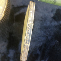 Thumbnail for Vintage Ornate Hand Mirror & Hair Brush Set Filigree Metal Rococo Dressing Table12
