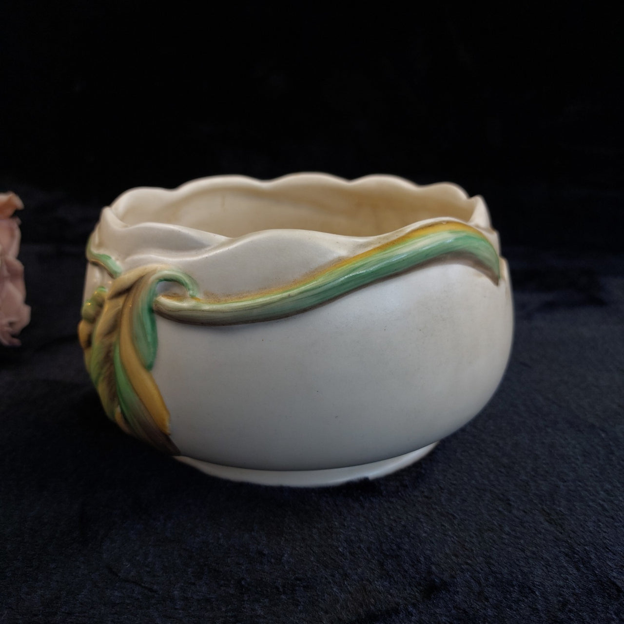 Original Clarice Cliff Bowl Floral Art Deco Pottery HandPainted collectable gift2