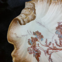 Thumbnail for Limoges France Bowl A. Lanternier Antique Shell Dish Floral Gilded Trim decor9