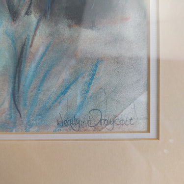 Wendy Draycott Original Pastel Artwork – Framed River Landscape Painting Canvas1
