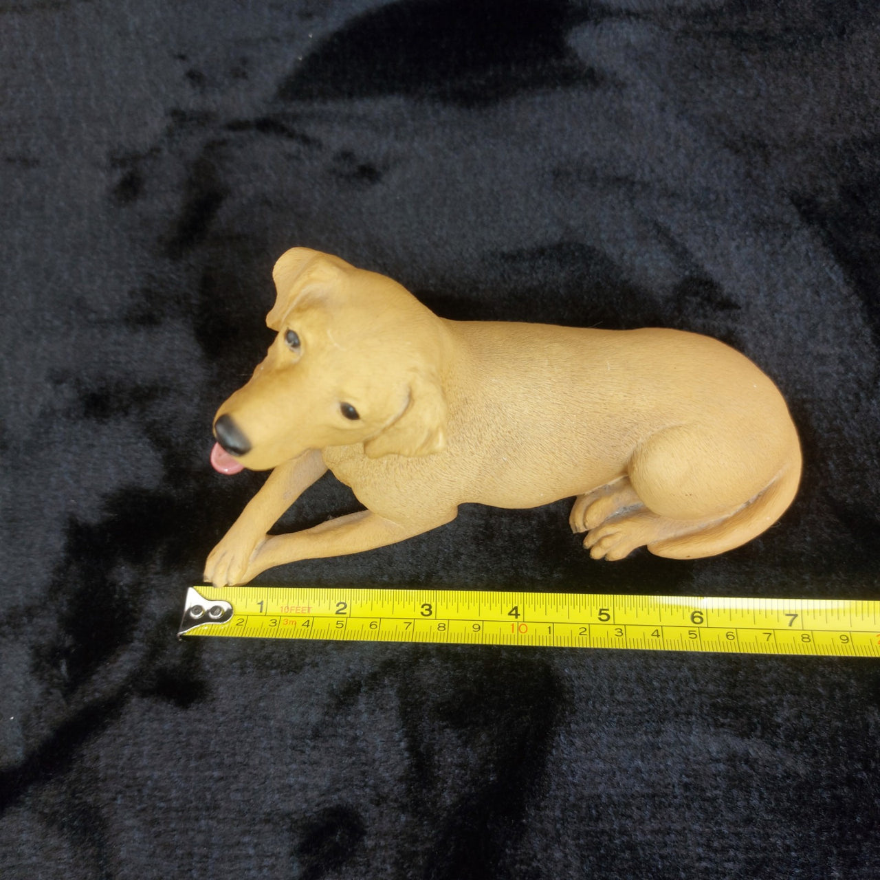Dogs Yellow Galore Labrador Figurine Handcrafted UK Pottery Ornament decor.7