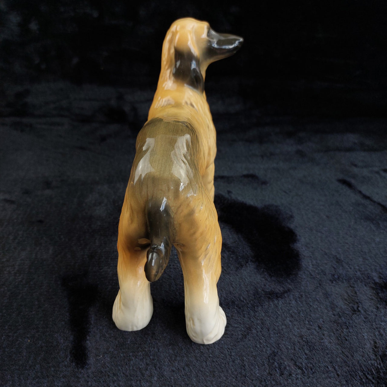 Large Hound Afghan Dog Figurine /Ornament- made by Coopercraft Vintage Display.7