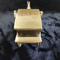 Thumbnail for A large antique brass, Big horse with cab. 4.5 Kg Nicely sculpted and cast. gift17