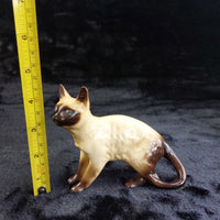 Thumbnail for Siamese Cat made in England Figurine  Ceramic Glazed 12cm see pics for details.9