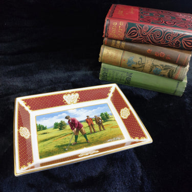 Royal Worcester Golfing  Golf Scene Melvyn Buckley – Collection Plate 0