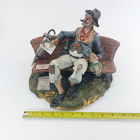 Thumbnail for Capodimonte Figurine Old Man on Bench –6.7