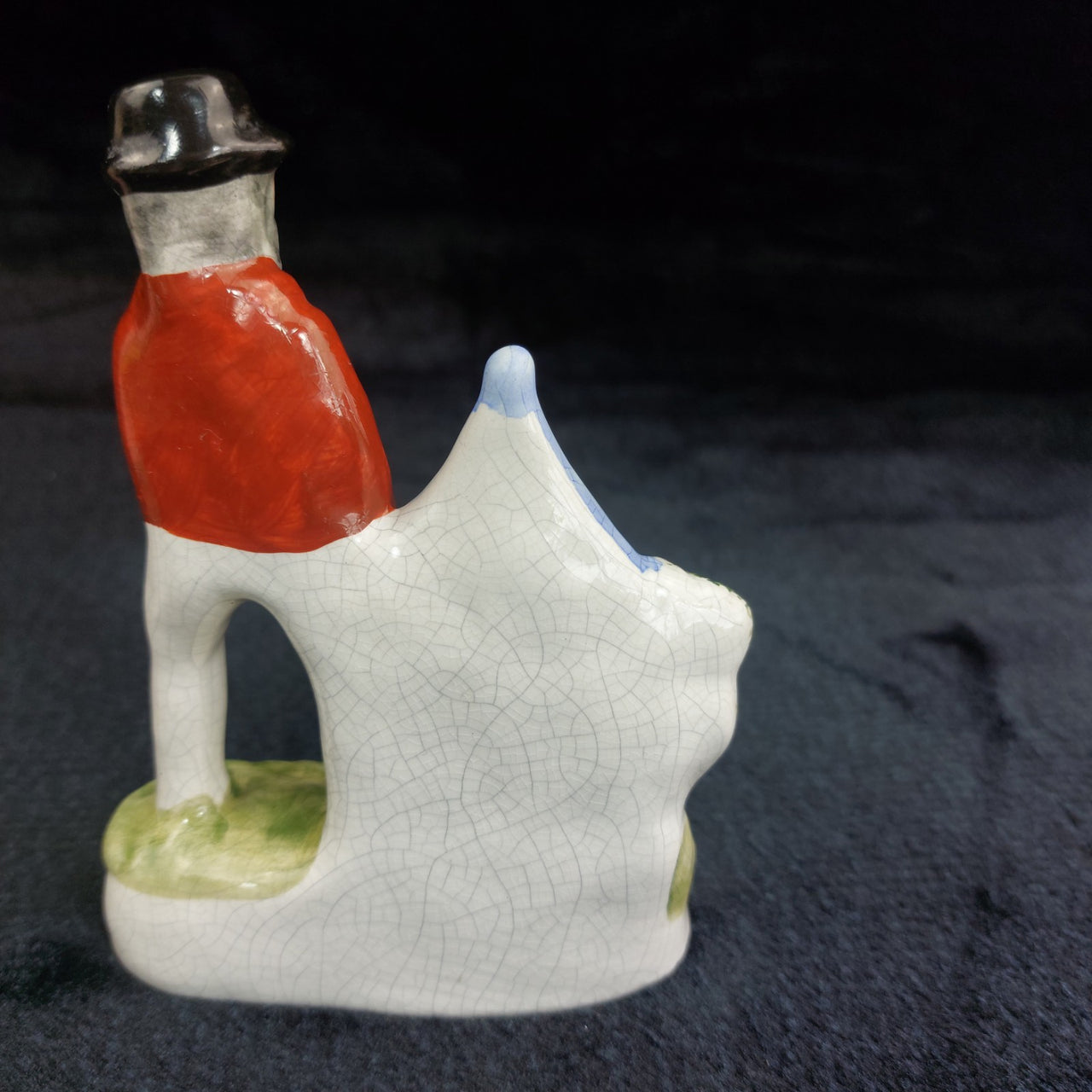 Staffordshire Old Tom Morris Young Tom Figurines Golf Hand Paint decor Pottery7