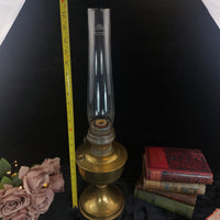 Thumbnail for Vintage 1930`s Brass Aladdin Kerosene Parlor Lamp With Paraffin, See The Glass1