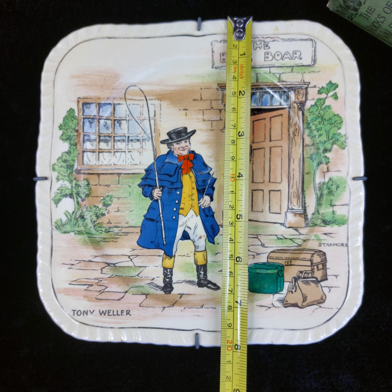 Alfred Meakin Dickens Characters Plate The Blue Boar Scene –Tony Ceramic Weller2