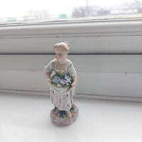 Thumbnail for Antiques Porcelain Victorian Spring 1800's Figurine United Kingdom White Small11
