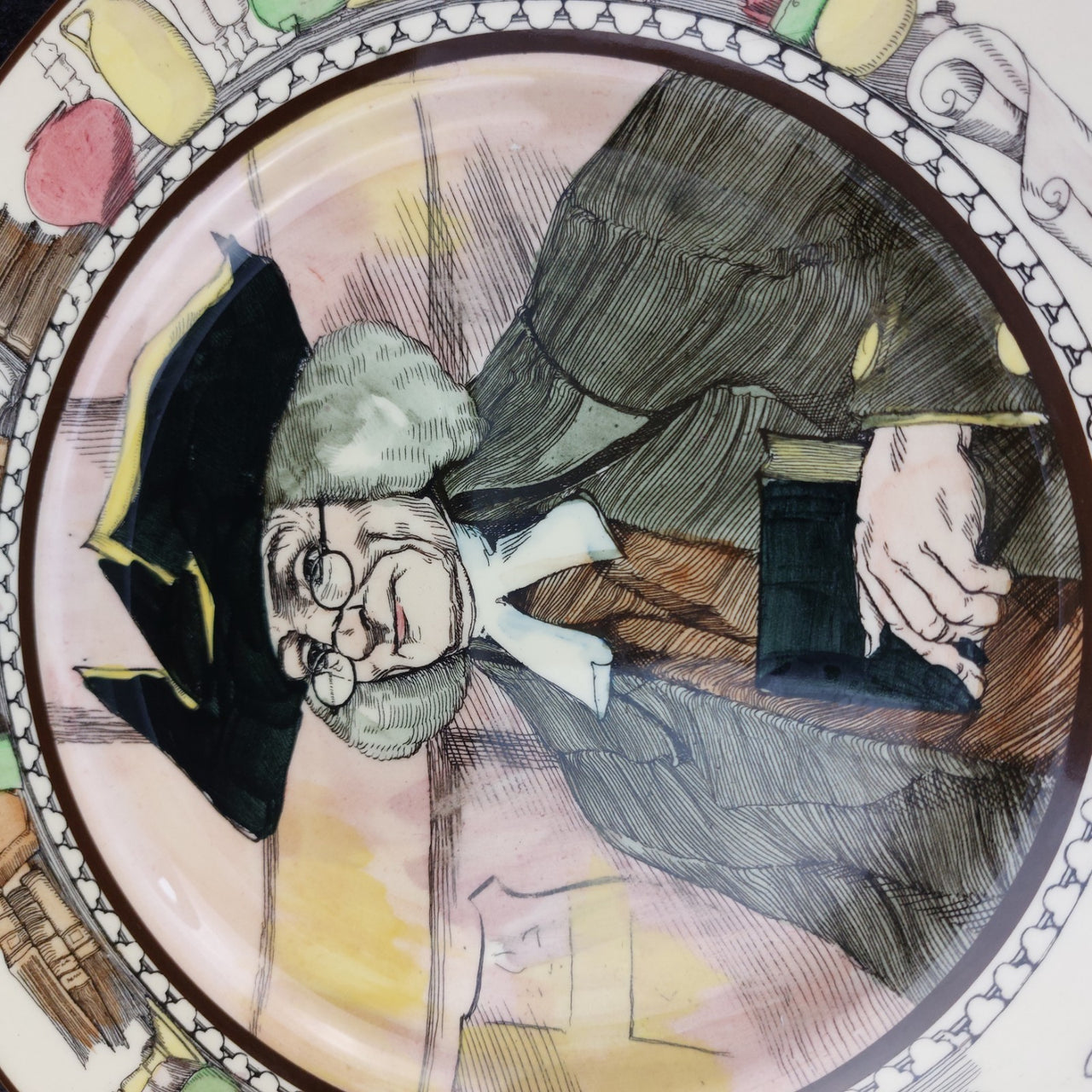 Doulton Royal "The Parson" Plate –D5905 Character Series Collector Plate Vintage2