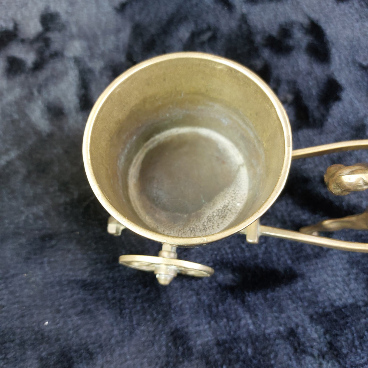 Brass Horse & Half Barrel 11" Carriage Cart Model Ornament vintage  5.5"  7