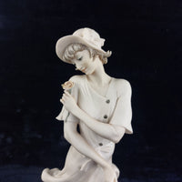 Thumbnail for Florence In Love Figurine Armani 0382-F Girl with Rose & Letter 16