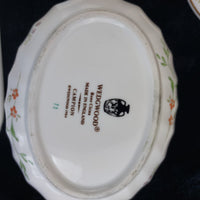 Thumbnail for Wedgwood Bone China Pin Dish & Trinket Box Set England - Floral Gold Vintage Rim10