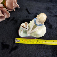 Thumbnail for Royal Doulton Golden Days HN2274 Girl Dog Figurine China Bone Good 1963 Vintage2