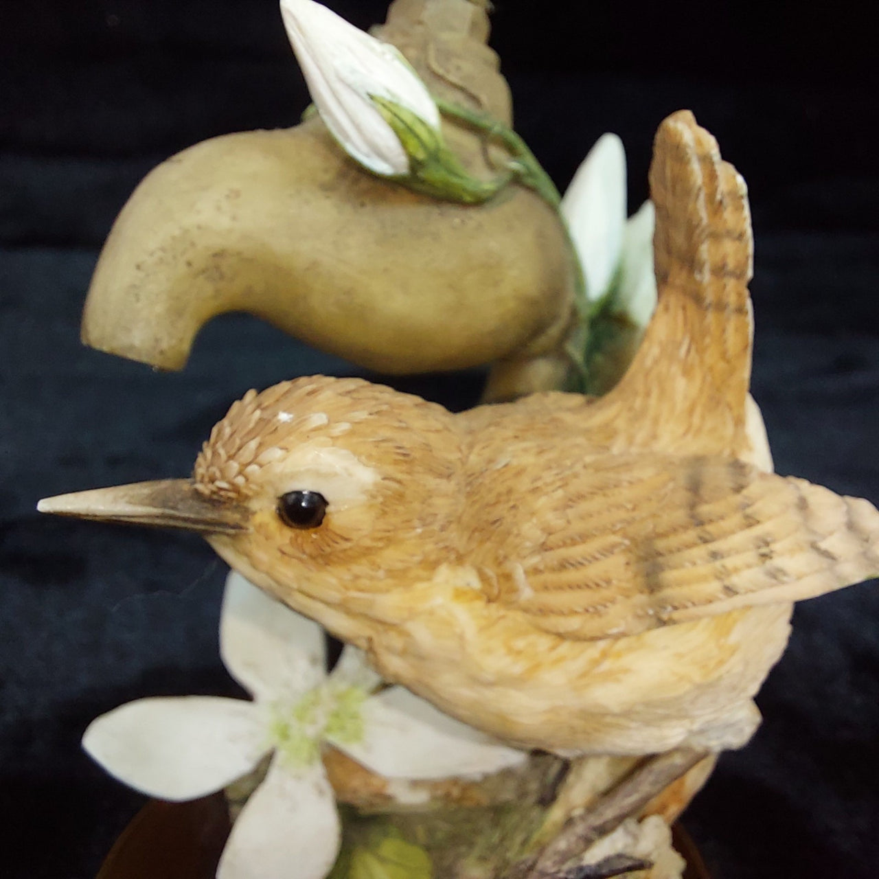 Border Arts Fine Wren On Garden Tap Hand Painted Bird Figurine see the pics.14