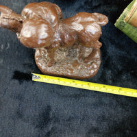 Thumbnail for Vintage Bronze-Style Figurine – Girl Hugging a Horse – see the ear resin China5