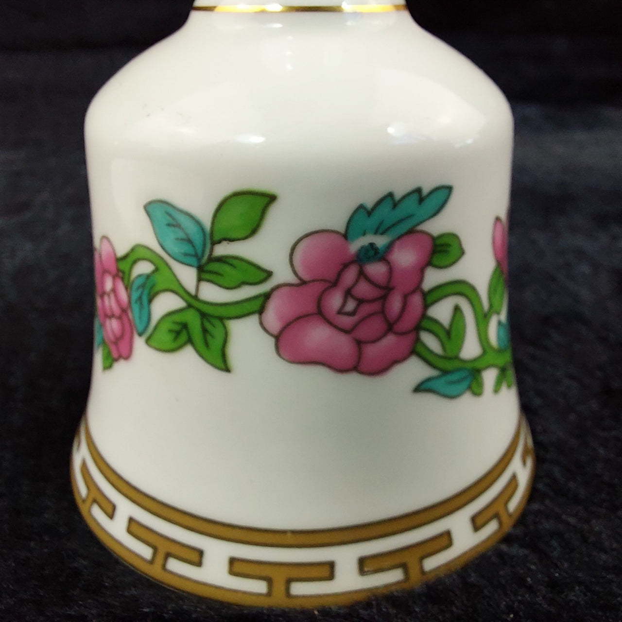 Ming Rose Coalport & Plate Bell Set – Floral Vintage Bone China pin dish White8
