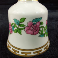 Thumbnail for Ming Rose Coalport & Plate Bell Set – Floral Vintage Bone China pin dish White8