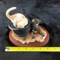 Thumbnail for Border Fine Arts A20872 Sweep & Sooty Figurine Cats Scene James Herriot 200914