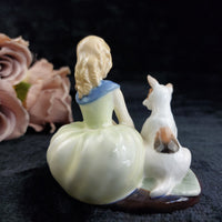 Thumbnail for Royal Doulton Golden Days HN2274 Girl Dog Figurine China Bone Good 1963 Vintage4