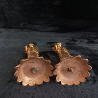Thumbnail for Very Rare Copper Buddha Statues Pair  , Possibly Antique, Good, xmas, 19cm gift13