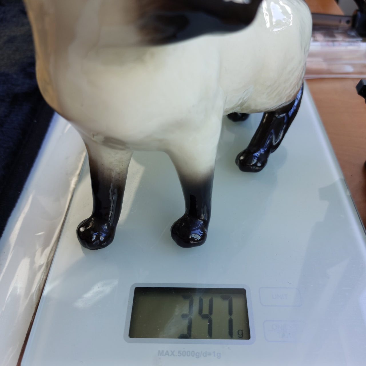 Beswick Siamese Cat Figurine Gloss Finish Pose Standing Long England 6.5"13