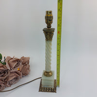 Thumbnail for Stunning Marble & Brass large Table Lamp – 15