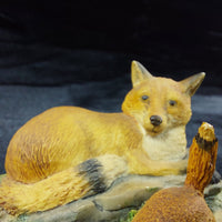 Thumbnail for Border Arts Fine Fox Family Figurine Chiltern Collection Nature WWF Scene Resin5