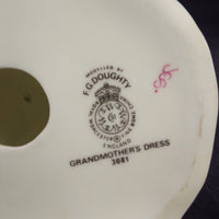 Thumbnail for Royal Worcester Figurine 3081  6.5” Tall. Grandmother’s Dress F.G. Doughty8