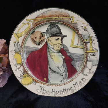 Royal Doulton The Hunting   Man Plate Vintage Decorative Collectors   10