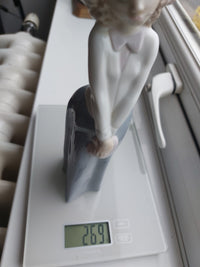 Thumbnail for Nao by Lladro Porcelain Figurine DAISA Lady Elegant in Blue with Hat decor14