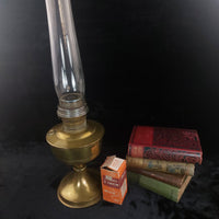 Thumbnail for Vintage 1930`s Brass Aladdin Kerosene Parlor Lamp With Paraffin, See The Glass2