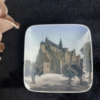 Thumbnail for 2×Royal Copenhagen Ashtray Dish Domkirken Hald Slelv Danish Landmark Porcelain2