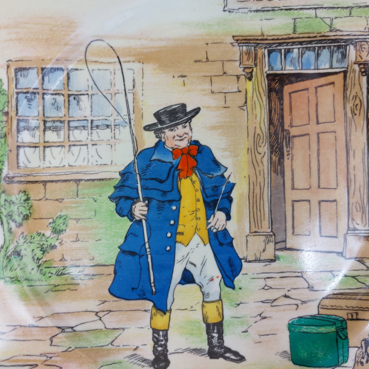 Alfred Meakin Dickens Characters Plate The Blue Boar Scene –Tony Ceramic Weller3