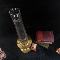 Thumbnail for Vintage 1930`s Brass Aladdin Kerosene Parlor Lamp With Paraffin, See The Glass5
