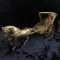 Thumbnail for A large antique brass, Big horse with cab. 4.5 Kg Nicely sculpted and cast. gift1