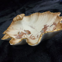 Thumbnail for Limoges France Bowl A. Lanternier Antique Shell Dish Floral Gilded Trim decor11