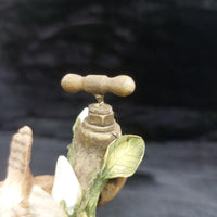 Thumbnail for Border Arts Fine Wren On Garden Tap Hand Painted Bird Figurine see the pics.10