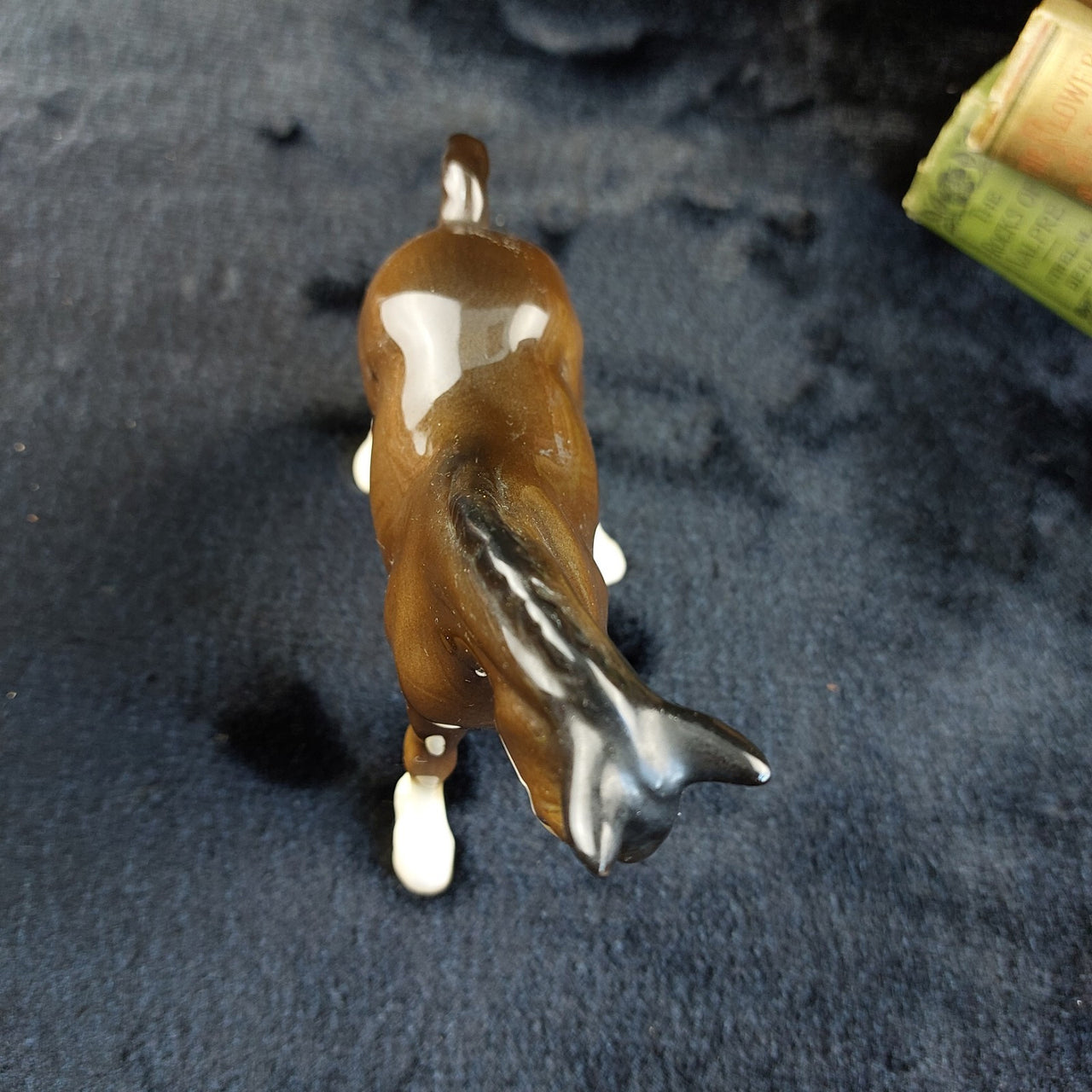 Coopercraft Brown Vintage Foal Figurine Ceramic Horse with Glossy Finish Class3