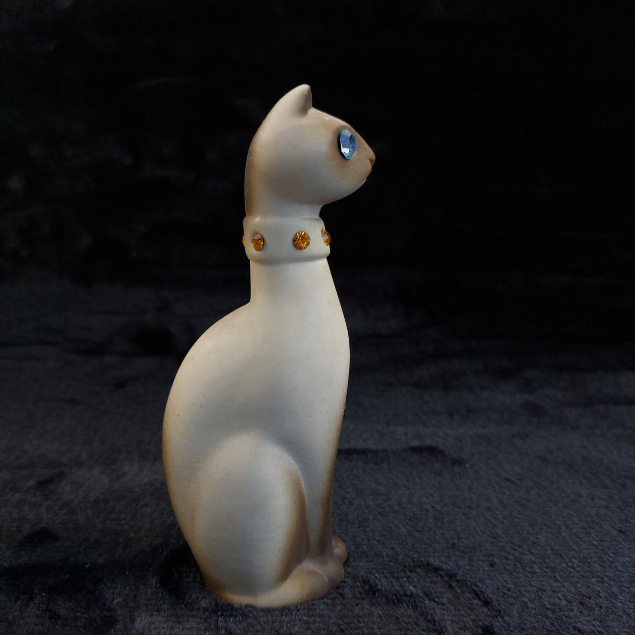California Vintage USA Siamese Cat Figurines Pair – One Repaired - 6.75" Display8