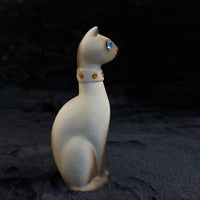 Thumbnail for California Vintage USA Siamese Cat Figurines Pair – One Repaired - 6.75
