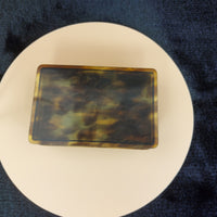 Thumbnail for Antique Style Faux Tortoiseshell Trinket tobacco Snuff Box Rectangle Hinged10